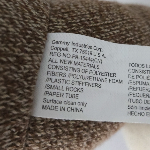 NWOT Gemmy 20" Sock Monkey Christmas Santa Claus Standing Plush Entry Decor - Picture 6 of 6